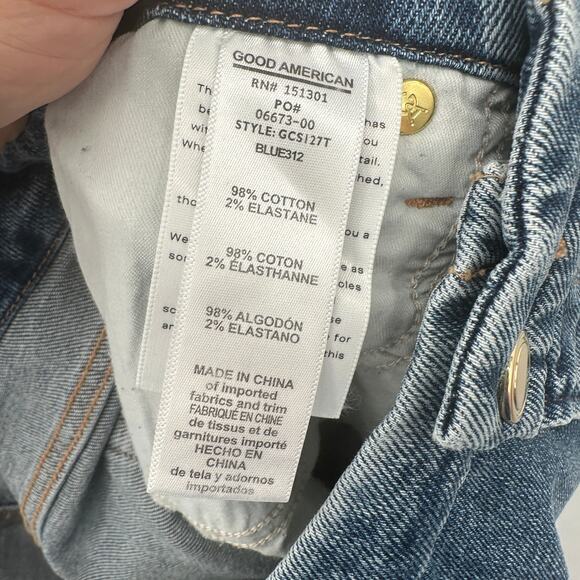 GOOD AMERICAN NWT Good Curve Straight in Blue312 // 16 - Picture 13 of 14